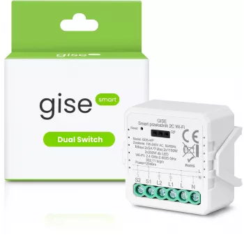 GISE Smart dvojkanálový relé WiFi modul Tuya GDS-WF