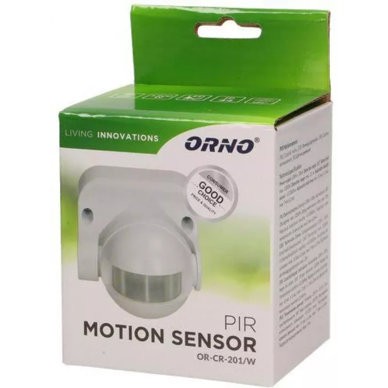 ORNO OR-CR-201/W PIR snímač pohybu biely