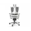 UNIQUE Wau 2 NW41 Ergonomická kancelárska stolička, uhoľná/biela sieťovina