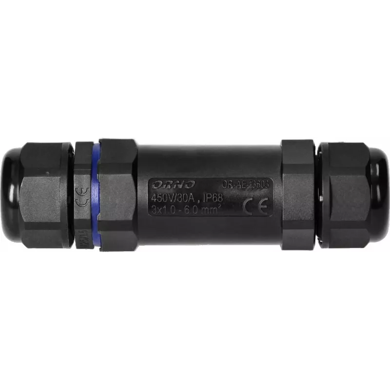 ORNO Priama káblová spojka IP68 M25 3x6mm² 450V/30A OR-AE-13603