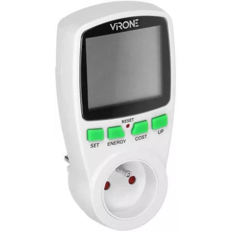 VIRONE EM-4 jednotarifný wattmeter a kalkulačka energie
