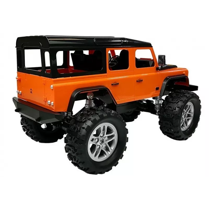 Double E Autíčko na diaľkové ovládanie Land Rover Defender R/C oranžové 1:14