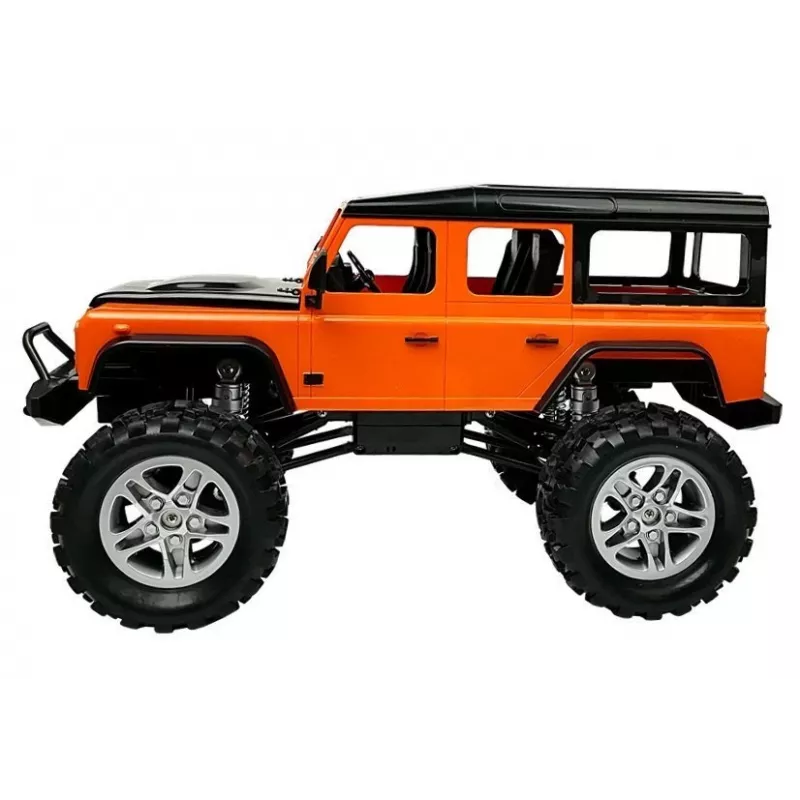 Double E Autíčko na diaľkové ovládanie Land Rover Defender R/C oranžové 1:14