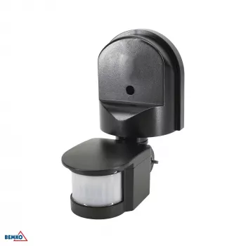 BEMKO PIR snímač pohybu 1200W 180° čierny