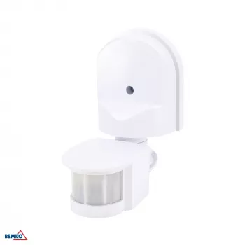 BEMKO PIR snímač pohybu 1200W 180° biely