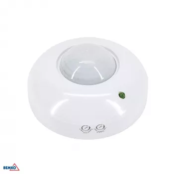 BEMKO PIR snímač pohybu 1200W 360° biely