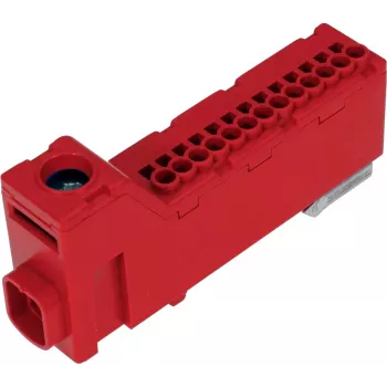 PAWBOL LZB E.4136CZ Bezskrutková radová svorka 12-pólová červená 450V 24A