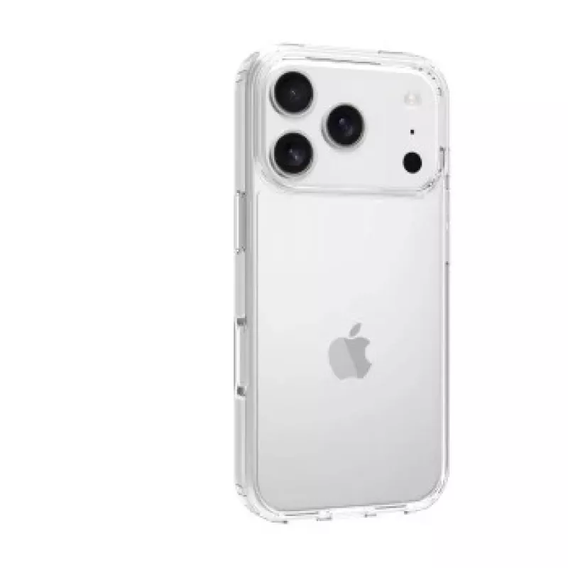 SCREENOR Bumper puzdro pre Apple iPhone 17 Pro, transparentné