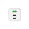 GRATEQ HALTI GaN PD/PPS 2xUSB-C/1xUSB-A 100W nástenná nabíjačka čierna