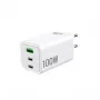 GRATEQ HALTI GaN PD/PPS 2xUSB-C/1xUSB-A 100W nástenná nabíjačka čierna