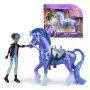 Spin Master Unicorn Academy - Rory a Storm sada jednorožca so skutočnou hrivou a chvostom a kefou