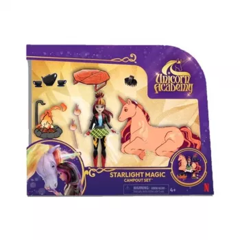 SPINMASTER Unicorn Academy - Cinders Campfire sada (s Valentina, Cinder a príslušenstvom)