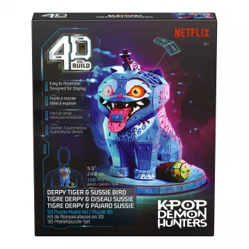 SPINMASTER 4D Build - K-Pop Demon Hunters - Derpy Tiger and Sussie Bird 3D puzzle modelová stavebnica