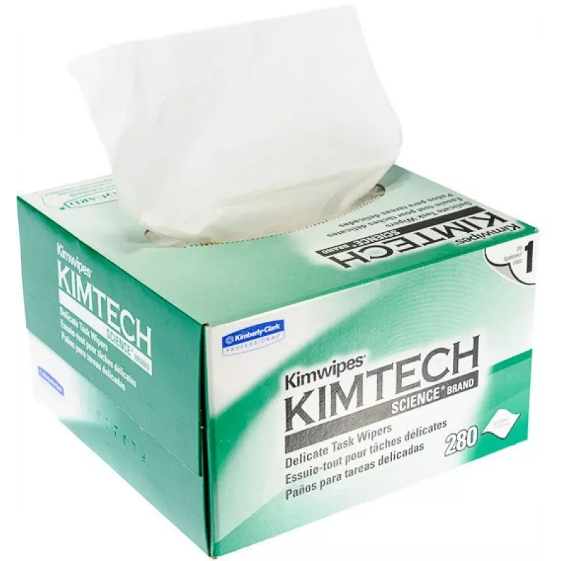 KIMBERLY-CLARK KIMTECH SCIENCE Delicate Task Wipers, 280 utierok v boxe, biela, 1-vrstvová, nepúšťajúca vlákna, dávkovací box