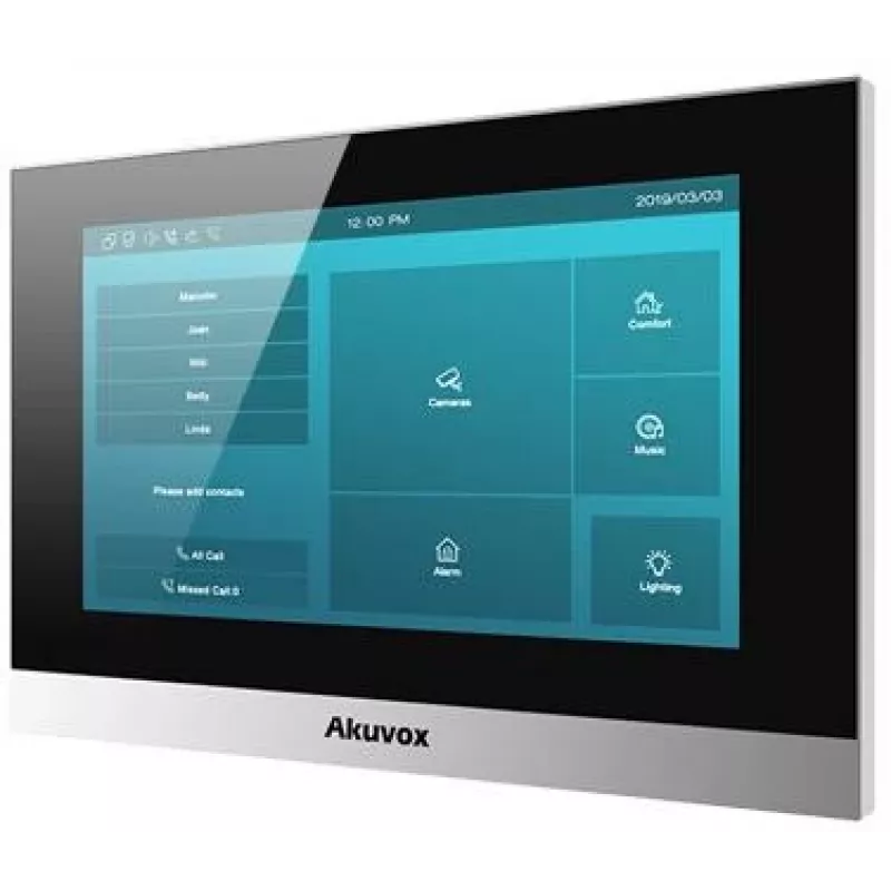 Akuvox C313W strieborný 7-palcový dotykový video vrátnik