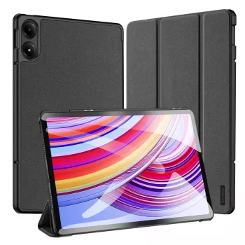 Dux Ducis Domo puzdro s flip a Smart Sleep pre Xiaomi Redmi Pad Pro (4G/5G)/Poco Pad 12.1 - čierne