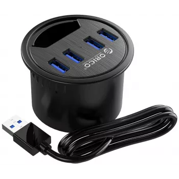 ORICO 4-portový USB 3.0 hub USB-A 5Gbps čierny