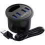 ORICO 4-portový USB 3.0 hub USB-A 5Gbps čierny