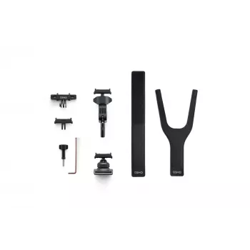 DJI Osmo Action Road Cycling Kit (hrudný popruh, držiak na riadidlá, lepiace držiaky) - čierny