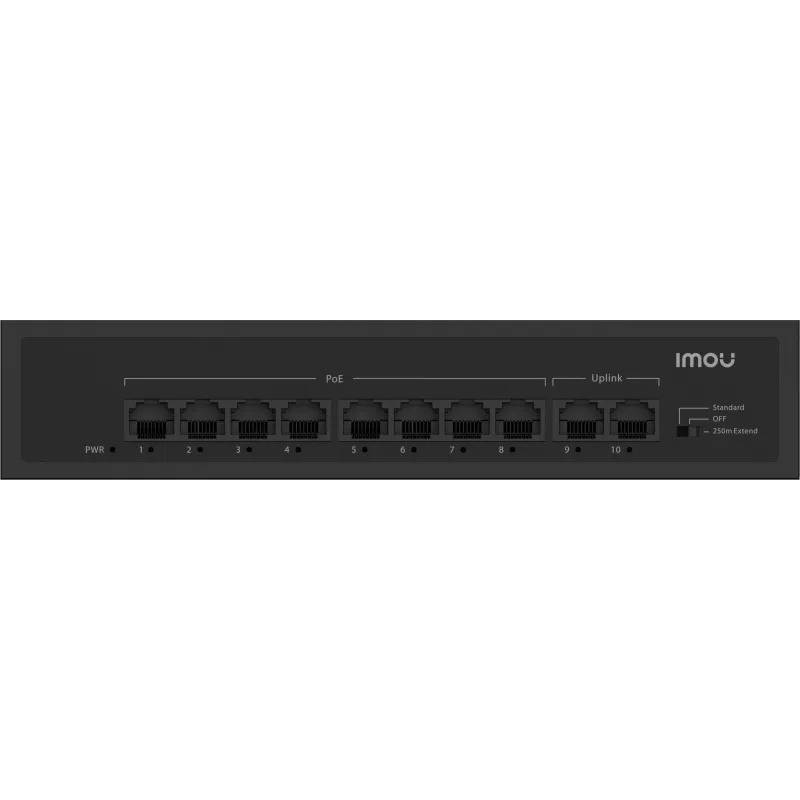Imou SF110P 10-portový switch 8x PoE 2x uplink