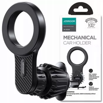 Joyroom JR-ZS355 MagSafe magnetický držiak do auta pre iPhone, svorka na ventiláciu, čierna