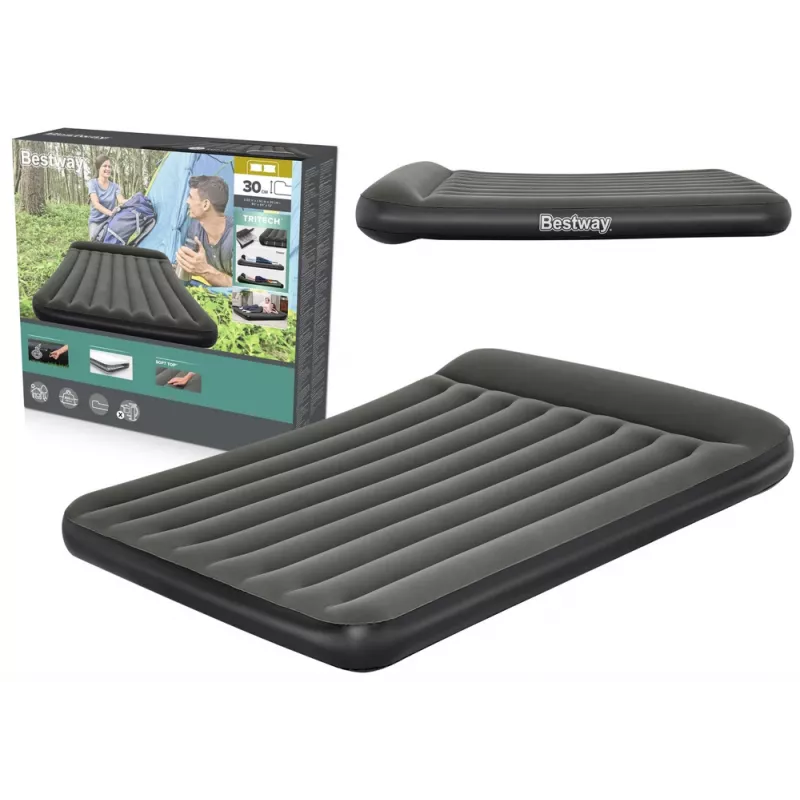 Bestway nafukovacia matrace 203 x 152 x 30 cm Queen Size so zabudovanou pumpou