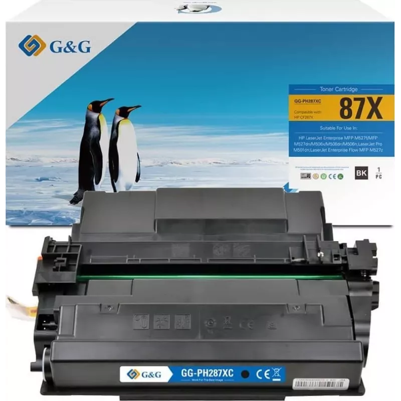 Tonerová kazeta G&G XL kompatibilná s HP 87X (CF287X)