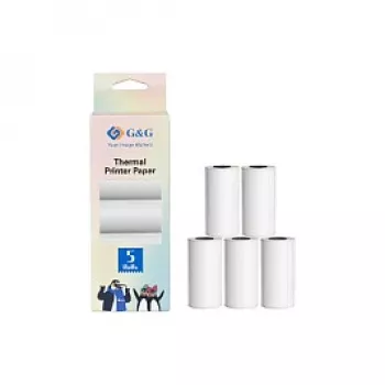 G&G termopapier 5 rolí 57 x 30 mm dĺžka 6,6 m (21690)