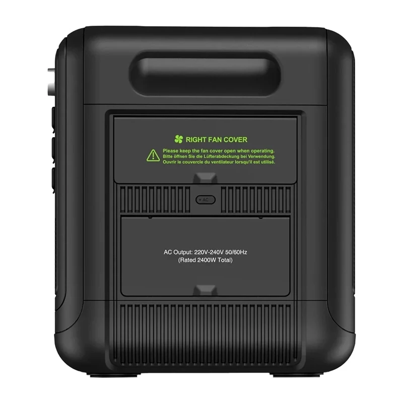 Nabíjacia stanica FOSSIBOT F2400 2400W, čierna