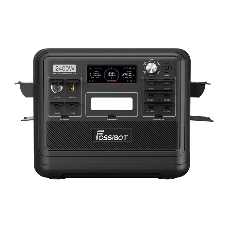 Nabíjacia stanica FOSSIBOT F2400 2400W, čierna