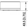 Hikvision DS-1280ZJ-S-Y(O-STD) pripojovacia krabica / montážny adaptér - biela