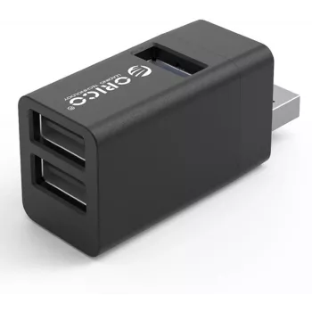 ORICO Mini 3-portový USB 3.0 hub hliník (5 Gbps, 3x USB-A)