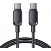 Joyroom USB-C na USB-C rýchlonabíjací kábel S-CC100A141B 120cm 60W 5A čierny