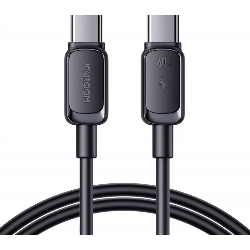 Joyroom USB-C na USB-C rýchlonabíjací kábel S-CC100A141B 120cm 60W 5A čierny