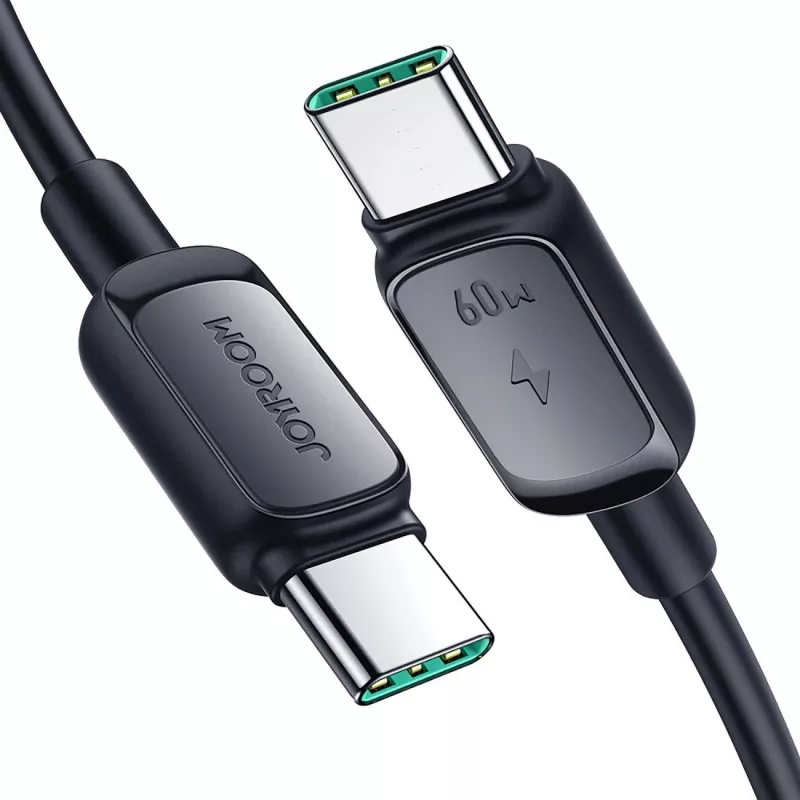 Joyroom USB-C na USB-C rýchlonabíjací kábel S-CC100A141B 120cm 60W 5A čierny