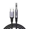 UGREEN AUX stereo audio kábel 3,5mm mini jack na USB Type-C 1m čierny (CM450 20192)