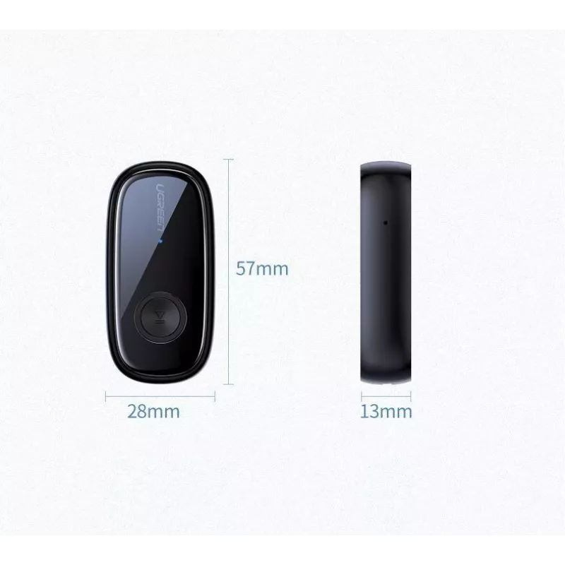UGREEN Bluetooth 5.0 audio prijímač AUX aptX, aptX LL mini headphone Jack čierny (70304)