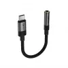 Acefast USB-C na 3,5 mm J12 audio adaptér čierny