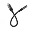 Acefast USB-C na 3,5 mm J12 audio adaptér čierny