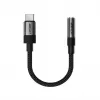 Acefast USB-C na 3,5 mm J12 audio adaptér čierny