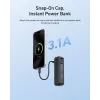 TELESIN 5000mAh akumulátorová rukoväť powerbank pre DJI Osmo Pocket 3 / 4, USB-C, čierna