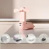Jisulife Life8 Ručný ventilátor Prenosný USB ventilátor s powerbankou 2000mAh a baterkou - Ružová