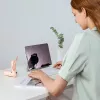 Jisulife Life8 Ručný ventilátor Prenosný USB ventilátor s powerbankou 2000mAh a baterkou - Ružová