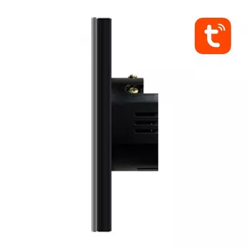 AVATTO TS02-EU-B2 inteligentný vypínač svetla WiFi 2-gang čierny