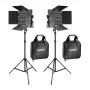 NEEWER 660 Bi-Color LED video svetlo súprava (2 lampy, 40W, 3200-5600K)