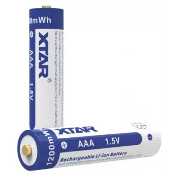 XTAR AAA 1,5 V 750 mAh nabíjateľná Li-Ion batéria (balenie 4 ks) s ochranou