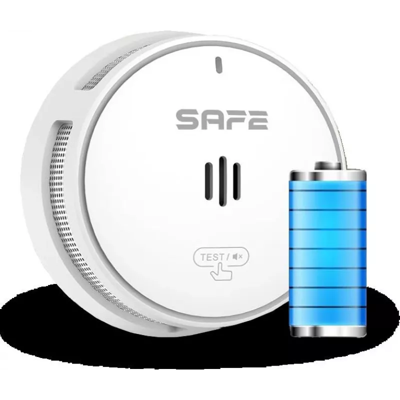 SAFE 10Y30-PRO fotoelektrický hlásič dymu s 10-ročnou batériou, biely