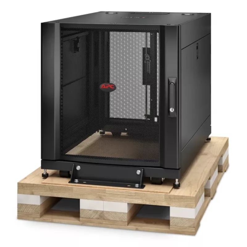 APC NetShelter SX 12U serverový rack 600mm x 900mm s bočnými stenami čierna Shock balenie