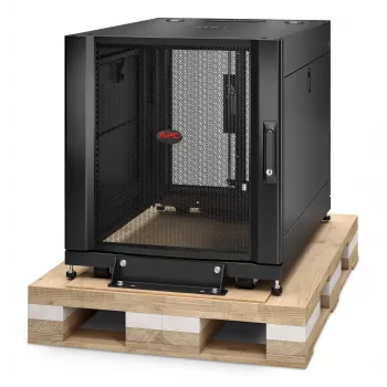 APC NetShelter SX 12U serverový rack 600mm x 900mm s bočnými stenami čierna Shock balenie