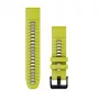 Garmin QuickFit 22 mm silikónový remienok na hodinky, Lime/Graphite (010-13280-03)